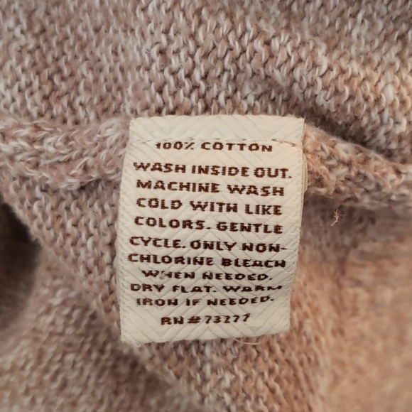 Sonoma Lifestyle Tan Sweatshirt Style Sweater SZ M - Picture 4 of 7